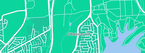 Map showing the location of Flashpoint Gas & Plumbing Pty Ltd in O'Halloran Hill, SA 5158