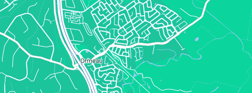 Map showing the location of M & R Hudson Plumbing Pty Ltd in Ormeau, QLD 4208