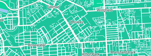 Map showing the location of Simon Broomfield in Ottoway, SA 5013