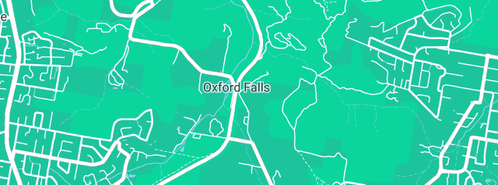 Map showing the location of SBD Plumbing in Oxford Falls, NSW 2100