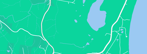 Map showing the location of Glyn Miller in Pambula, NSW 2549