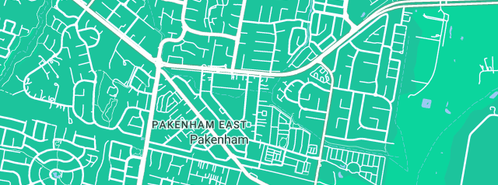 Map showing the location of Sun Force Solar in Pakenham, VIC 3810