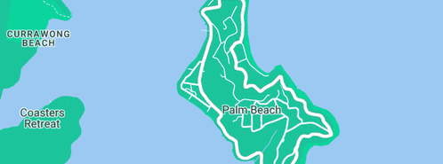 Map showing the location of Palm Beach Plumbing and Drains in Palm Beach, NSW 2108