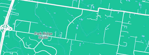 Map showing the location of South East Qld Hot Water Services in Park Ridge South, QLD 4125