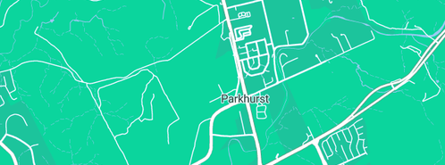 Map showing the location of Smithwick Pat in Parkhurst, QLD 4702