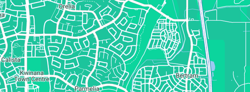 Map showing the location of Jenkins Plumbing & Maintenance in Parmelia, WA 6167