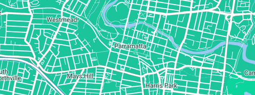 Map showing the location of All Direct Plumbing in Parramatta, NSW 2150