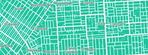 Map showing the location of Knight P J in Payneham South, SA 5070