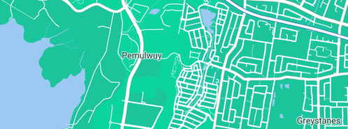 Map showing the location of Ace Gas Heater Service Sydney in Pemulwuy, NSW 2145