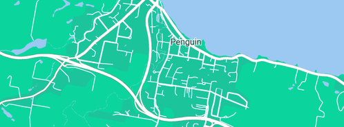 Map showing the location of Brown's Plumbing Services in Penguin, TAS 7316