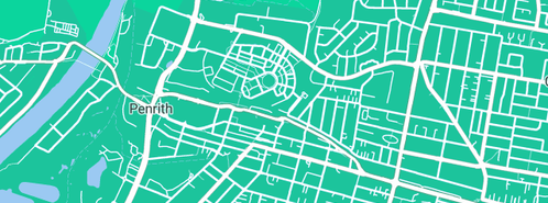 Map showing the location of Rytec Plumbing & Drainage Pty Ltd in Penrith, NSW 2750