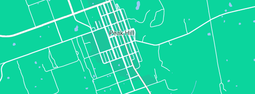 Map showing the location of Paul Friend Plumbing in Peak Hill, NSW 2869