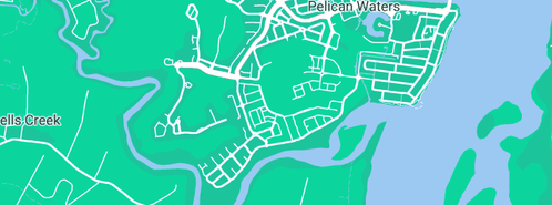 Map showing the location of Noah's Plumbing Solutions in Pelican Waters, QLD 4551