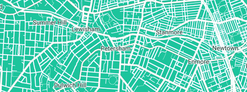 Map showing the location of Waterboys Plumbing in Petersham, NSW 2049