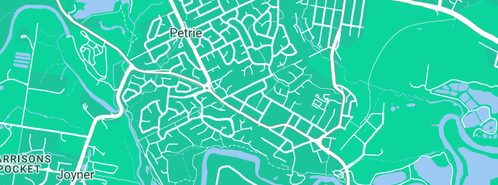 Map showing the location of Taylor'd Plumbing Works Pty Ltd in Petrie, QLD 4502