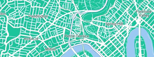 Map showing the location of Urban Shores Plumbing & Gas in Petrie Terrace, QLD 4000