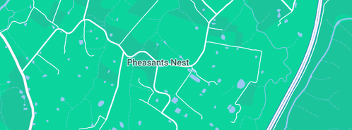 Map showing the location of Ausgas Appliance Service in Pheasants Nest, NSW 2574