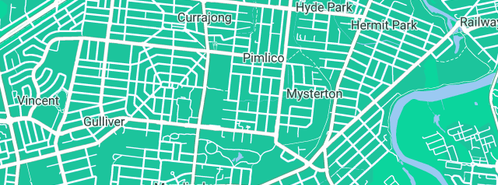 Map showing the location of Free Flow Plumbing and Gas Services in Pimlico, QLD 4812