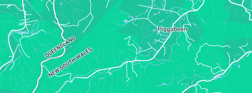 Map showing the location of John Kirk Plumbing in Piggabeen, NSW 2486