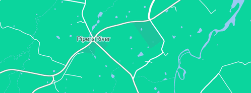 Map showing the location of Frankcombe in Pipers River, TAS 7252