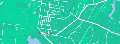 Map showing the location of RVE Plumbing in Pitt Town, NSW 2756