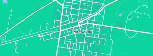 Map showing the location of Bauer Ken Plumber in Pittsworth, QLD 4356