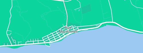 Map showing the location of Carlin Noel in Port Macdonnell, SA 5291