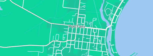 Map showing the location of Allen Plumbing in Port Fairy, VIC 3284