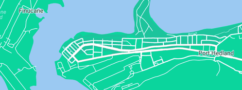 Map showing the location of U Beaut Plumbing And Gas Pty. Ltd. in Port Hedland, WA 6721