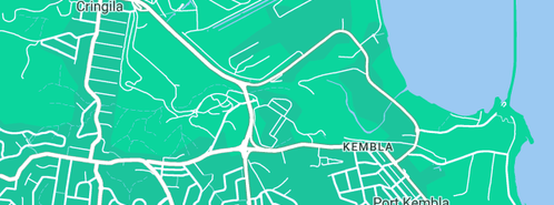 Map showing the location of B & E Gas Supplies in Port Kembla, NSW 2505