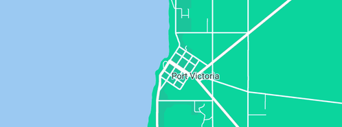 Map showing the location of C.Y.P Plumbing in Port Victoria, SA 5573