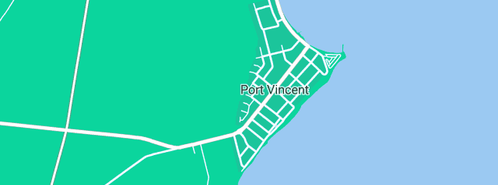 Map showing the location of White Plumbing in Port Vincent, SA 5581