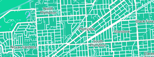 Map showing the location of Stewart S & M Plumbing & Gas in Plympton, SA 5038