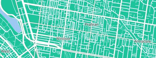 Map showing the location of KC Roof Plumbing in Prahran, VIC 3181