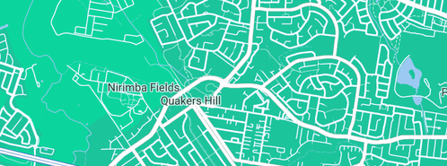 Map showing the location of Quakers Hill Hot Water in Quakers Hill, NSW 2763