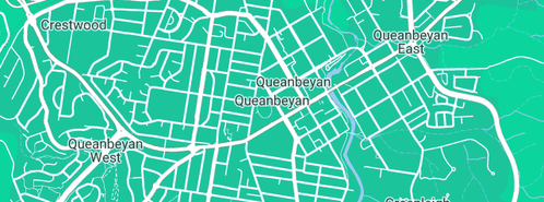 Map showing the location of Quick Plumbing Group ACT in Queanbeyan, NSW 2620