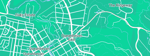 Map showing the location of Dalmaso Plumbing Drainage and Gas Fitting in Queanbeyan East, NSW 2620