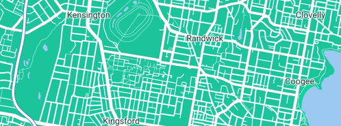 Map showing the location of Zulu Plumbing in Randwick, NSW 2031