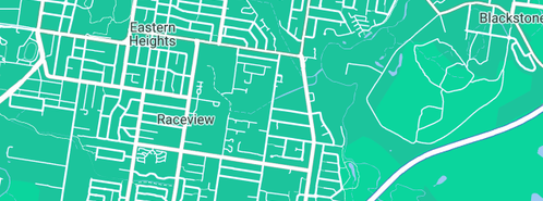 Map showing the location of Rodney Biggs in Raceview, QLD 4305