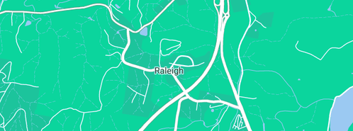 Map showing the location of Rod Hicks Plumbing in Raleigh, NSW 2454