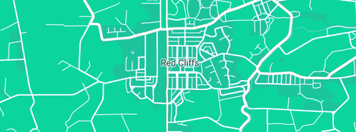 Map showing the location of Sunraysia Gas Services in Red Cliffs, VIC 3496