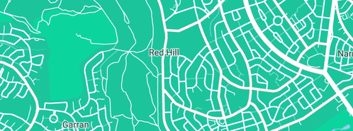 Map showing the location of Craig Hill Plumbing in Red Hill, ACT 2603