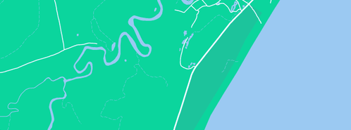 Map showing the location of Harrison W R in Red Rock, NSW 2456