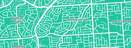 Map showing the location of Simply Plumbing & Gas Fitting in Redwood Park, SA 5097