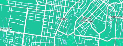 Map showing the location of Doug Perry Plumber in Redan, VIC 3350