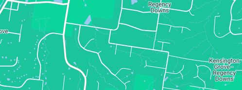 Map showing the location of Peter O'Neil Plumbing & Gasfitting in Regency Downs, QLD 4341