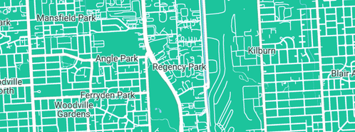 Map showing the location of Right Now Plumbing Adelaide - No Call Out Fees in Regency Park, SA 5010