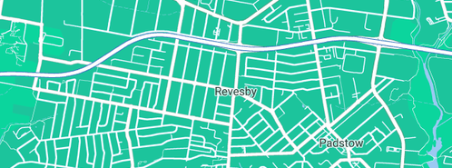 Map showing the location of Local Plumbing Solutions Pty Ltd in Revesby North, NSW 2212