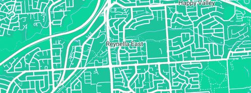 Map showing the location of Kennett Gas Services Pty Ltd in Reynella East, SA 5161