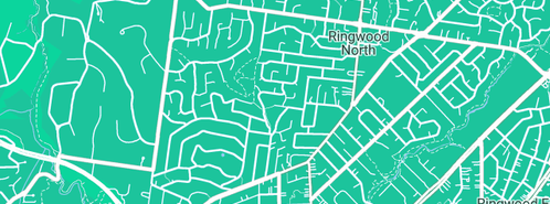 Map showing the location of Orchard Plumbing & Guttering Services P/L in Ringwood North, VIC 3134